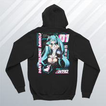 Load image into Gallery viewer, Miku Zip Up Hoodie (Front and Back)
