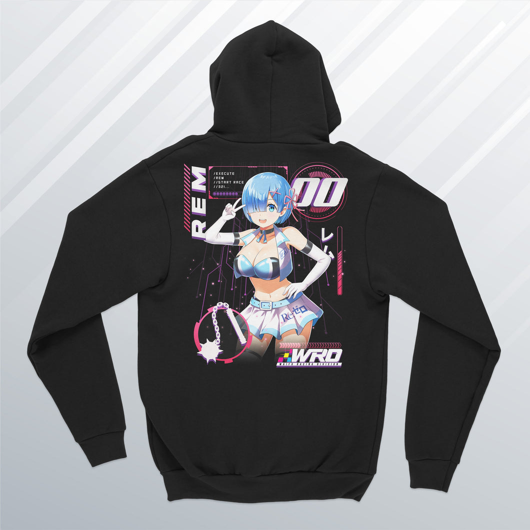 Rem Zip Up Hoodie (Front and Back)